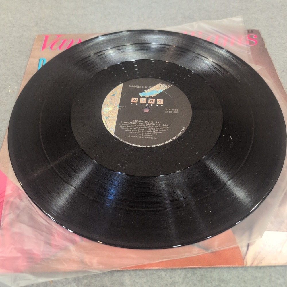 Vanessa Williams Dreamin 12 Single Vinyl 1988 Wing Records Promo 422-871079-1 - Picture 5 of 5